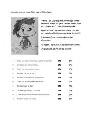 English Worksheet: Reading for Begginers