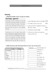 English Worksheet: Can