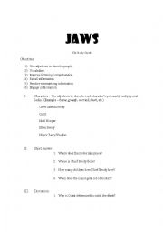 Jaws ESL Film Study Guide