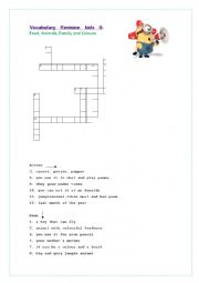 English Worksheet:  General Vocabulary Revision