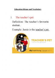 English Worksheet: High School Conversation Part 2 Vocabulary