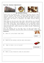 English Worksheet: reading comprehension -going to