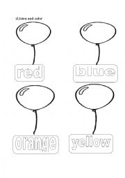 English Worksheet: Colors 3