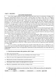 English Worksheet: Passive Voice