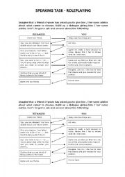 English Worksheet: Dialogue about jobs and careers