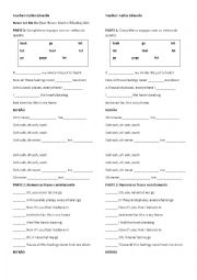 English Worksheet: Song activity: Never let me go