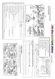 English Worksheet: at the marktet place