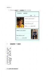 English Worksheet: Review - Kids Box 2