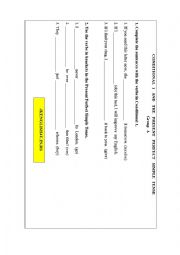 English Worksheet: Conditional 1 and Present Perfect Simple Group A
