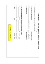 Conditional 1 and Present Perfect Simple Group A