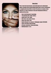 English Worksheet: Passive voice with a kidnap story