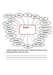 English Worksheet: Comparing books