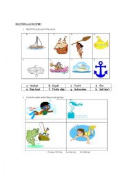 Sea Vessels and Sea Verbs