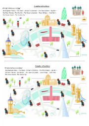 English Worksheet: London attractions (Paddington) 