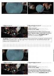 English Worksheet: Fortune Telling (Harry Potter)