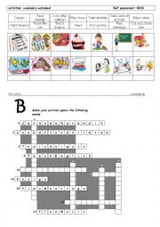 English Worksheet: Activities  - Thumbs up 6