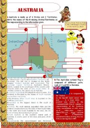 English Worksheet: Getting to know Australia