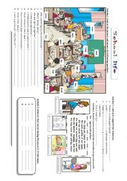 English Worksheet: in the classroom 