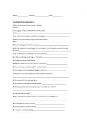 English Worksheet: Translation_worksheet_on_Restaurants_TechnicalEnglish