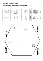 English Worksheet: Tastes