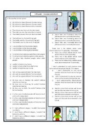 English Worksheet: Comparatives 