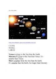 the solar system