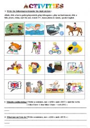 Activities/hobbies vocabulary 1