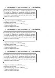 English Worksheet: Present Simple- Reading comprehension