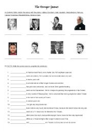 English Worksheet: The Hunger Games 1