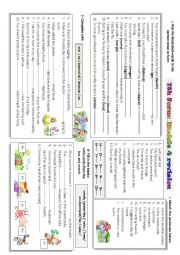 English Worksheet: revision Module 4 