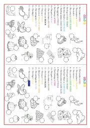 English Worksheet: Label the Colours