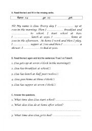 English Worksheet: Present Simple Elementary