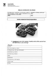 English Worksheet: How to make a dish