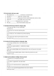 English Worksheet: So and such
