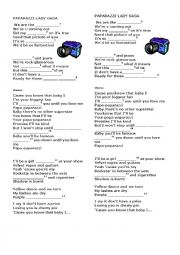 English Worksheet: Paparazzi