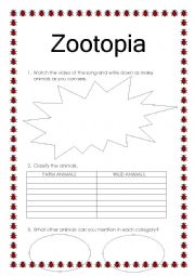 Zootopia video session