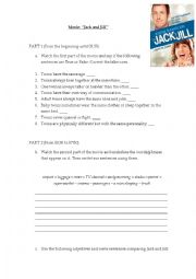 English Worksheet: Jack and Jill