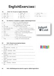 English Worksheet: Simplr Present
