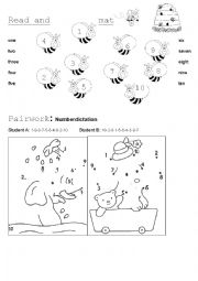 English Worksheet: Numbers 1-10