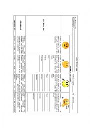 English Worksheet: Oral Exam