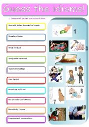 English Worksheet: Guess the idiom