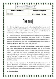 end-of-term test 1 3rd form 