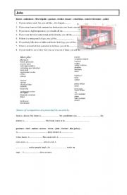 English Worksheet: jobs