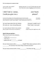 English Worksheet: Body idioms 