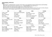 English Worksheet: Have you ever guess who game