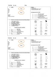 English Worksheet: Present simple 