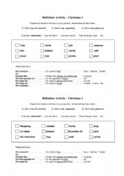 English Worksheet: Holiday word activity