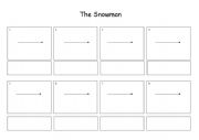 English Worksheet: The Snowman - Sequencing 