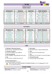 English Worksheet: TO BE GRAMMAR 