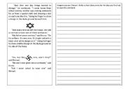 English Worksheet: The Boy in the Striped Pyjamas: Diary Entry